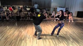 Kadu & Larissa - zouk workshop 2 - Prague Samba & Zouk Congress 2011