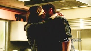 Castle 7x04  "Child's Play" (HD)  Castle Beckett Kiss at the Loft