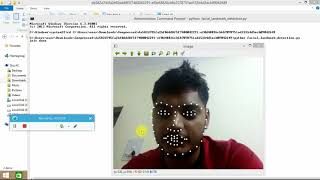 facial landmark detection(eyes nose etc) using opencv dlib python for advance facial recognition