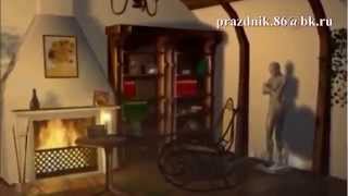 футаж к началу фильма "Аист несет ребенка"