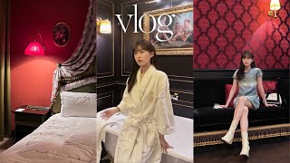 [VLOG] 1박2일 서울 호캉스 브이로그 유럽st 예쁜 호텔 발견???????? 동생들과 떠난 힐링 여행 | 명동 레스케이프 | 애견 동반 호텔