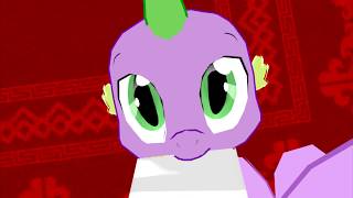 Spike's First Christmas (Ft: Twilight Sparkle) [MLP MMD]