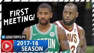 LeBron James vs Kyrie Irving EPIC Duel Highlights (2017.10.17) Cavs vs Celtics - FACE TO FACE!