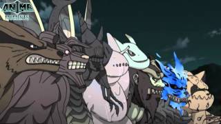 Ten Tails vs Nine Tailed Beasts - Naruto Shippuuden