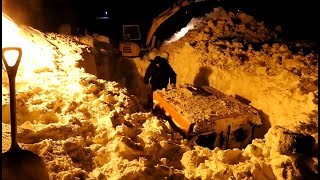 Последствия пурги в Северо-Курильске, зима 2017 г.
