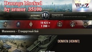 Type 4 Heavy  35к заблокировано бронёй!  Малиновка  World of Tanks 0.9.13