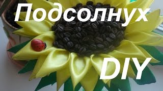Топиарий "ПОДСОЛНУХ" DIY  своими руками