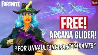 FREE Arcana Glider for Unvaulting Participants! (Fortnite)