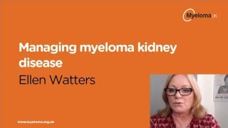 Managing myeloma kidney disease