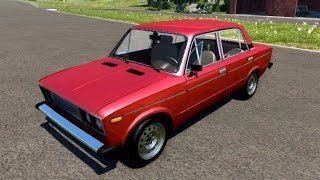 BeamNG.Drive Mod : VAZ 2106 (Crash test)