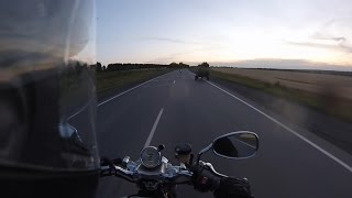 Чудак на мотоблоке - без света/катафотов