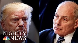 President Donald Trump Blasts Report On Chief Of Staff John Kelly Losing Power | NBC Nightly News