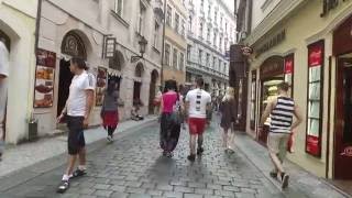 Walking Around Prague, Czech Republic #1  - June 2016  DJI Osmo