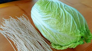 【小穎美食】白菜燉粉條怎麼做才好吃？原來訣竅在這裡，簡單美味，太香了