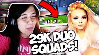 FEMALE 29 KILL DUO SQUADS WIN FT DANI (Fortnite Battle Royale)