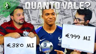 DUVIDO VOCÊ ADIVINHAR O PREÇO DOS JOGADORES DE FUTEBOL