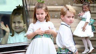 Princess Charlotte & Prince George's cutest pageboy and bridesmaid moments at the royal wedding