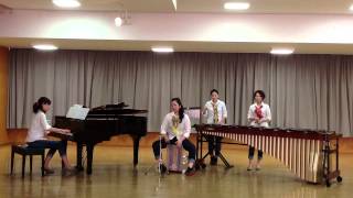 ワルキューレの騎行→Pia-no-jaC← @frap(マリンバ、カホン、ピアノ)