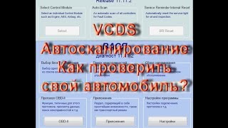 Как пользоваться функцией Автоскан в Вася Диагност AUDI VW SKODA Часть1. AkerMehanik