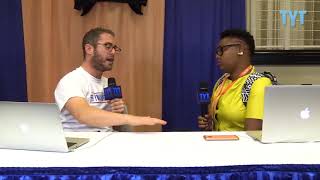 Jordan and Dem Establishment Spar At Netroots Nation!