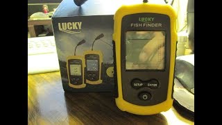 Эхолот Lucky ff1108-1 распаковка и испытание.