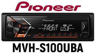 Обзор ГУ Pioneer MVH-S100UBA. Срезы, настройки, WAV. головное устройство пионер магнитола