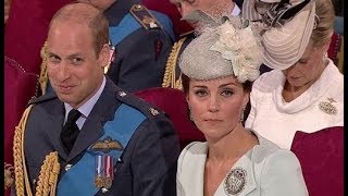 WATCH!!! Kate Middleton And Prince William SHARED A SWEET LAUGH In Westminster Abbey!!! [VIDEO]