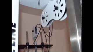 Установка тренажёра аналога МТБ с регулировкой блока по высоте