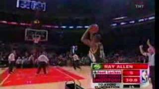 Ray Allen Three Point Contest R1