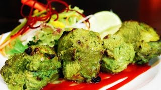 Hariyali Chicken Tikka Video | Green Chicken Tikka | How to Cook Hariyali Chicken Tikka Sticks