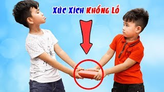 Cây Xúc Xích Khổng Lồ Và Em Bé Tham Lam ♥ Min Min TV Minh Khoa