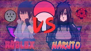 [Русский] [Madara Sharingan VS Sasuke Rinnegan]  Roblox Beyond NxB
