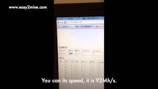 A2 Terminator 80-90Mh/s Litecoin Scrypt ASIC Miner Setup & Configuration