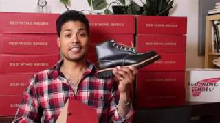 Red Wing 8176 Moc Toe -- A MONSTER Boot! (Black Chrome Leather)