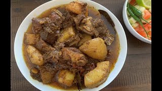 অসমীয়া মাটন কাৰী | ছাগলী মাংসৰ জলা জোল | Mutton Recipe Assamese Style I Assamese Mutton Curry
