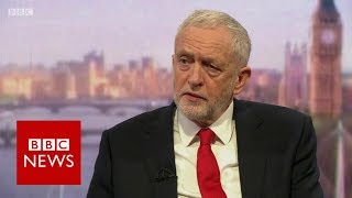 Jeremy Corbyn: Launching Syria air strikes on humanitarian grounds “legally debatable” - BBC News