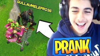LE PRANK LE PLUS DROLE DE FORTNITE AVEC GUILLAUMELENOOB 10 ANS ET SA COPINE !!!
