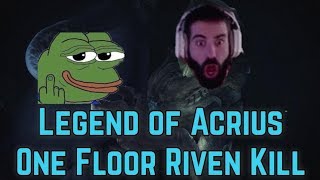 Destiny 2 - Legend of Acrius ONLY vs Riven (one floor kill) Post Patch 2.1.4 Last Wish Raid