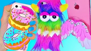 DIY ПУШИСТЫЙ ЧЕХОЛ / СИЛИКОНОВЫЕ ЧЕХЛЫ + ПОДСТАВКА ДЛЯ ТЕЛЕФОНА  / НА БЮДЖЕТЕ / DIY PHONE CASE