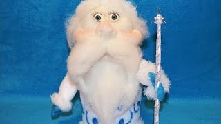 Дед Мороз своими руками из капрона ❄ Santa Claus DIY