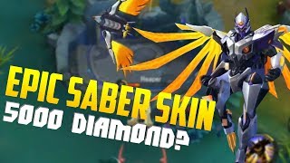 Mobile Legends New Epic Saber Skin - ROBOT BIRD!
