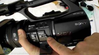 Sony HDR-FX1000 unboxing video