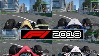 F1 2018 Baku Top Speed Test - WHICH CLASSIC CAR IS THE FASTEST? (POST DAY 1 PATCH)