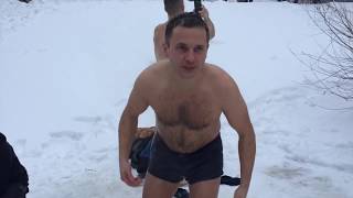 Купание на крещение 2018г. Купание в Гидропарке. Господнее крещение!