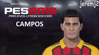 CAMPOS FACE EDIT PES 2018 (world classics)