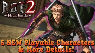 5 NEW Playable Characters & More Details ! | Attack on Titan 2