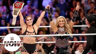 Ronda Rousey wins the Raw Women's Title at SummerSlam: WWE Now