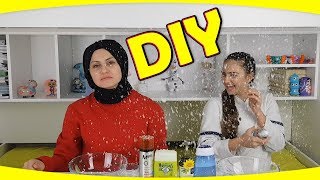 Slime Challenge , Kar Spreyi ile Slime Nasıl Yapılır , DIY Kendin Yap , Fenomen Tv