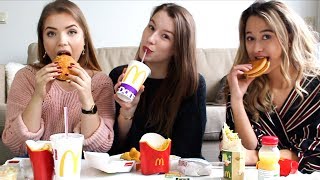 MCDONALDS MUKBANG REALTIME!! + Kristina en Sabrina ??