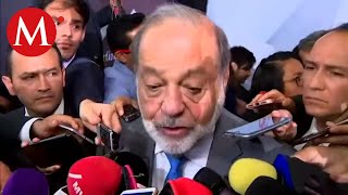 Carlos Slim asegura que rifa de avión presidencial no desvía la atención